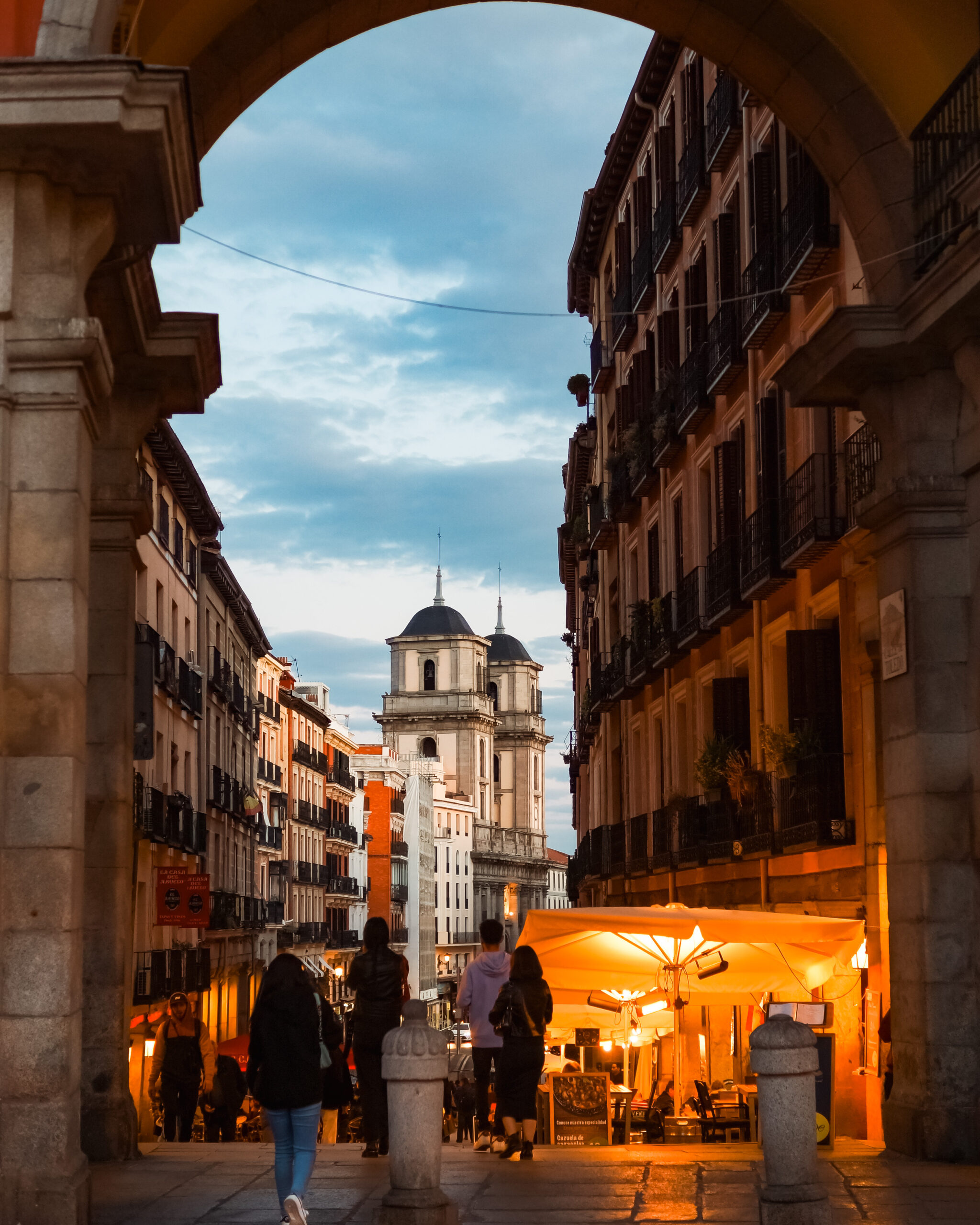 Plaza Mayor de Madrid, Espanha. Serviços